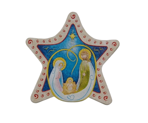 P279 NATIVITY STELLA 6.5X6CM