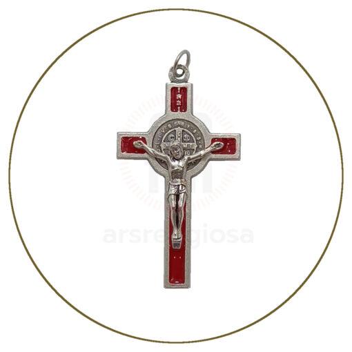 ST. BENEDICT NECKLACE CROSS 5X3CM